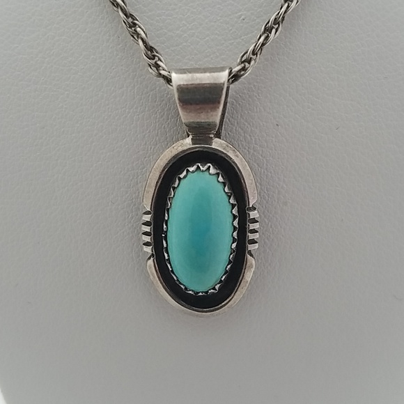 Jewelry - Beautiful Sterling turquoise necklace